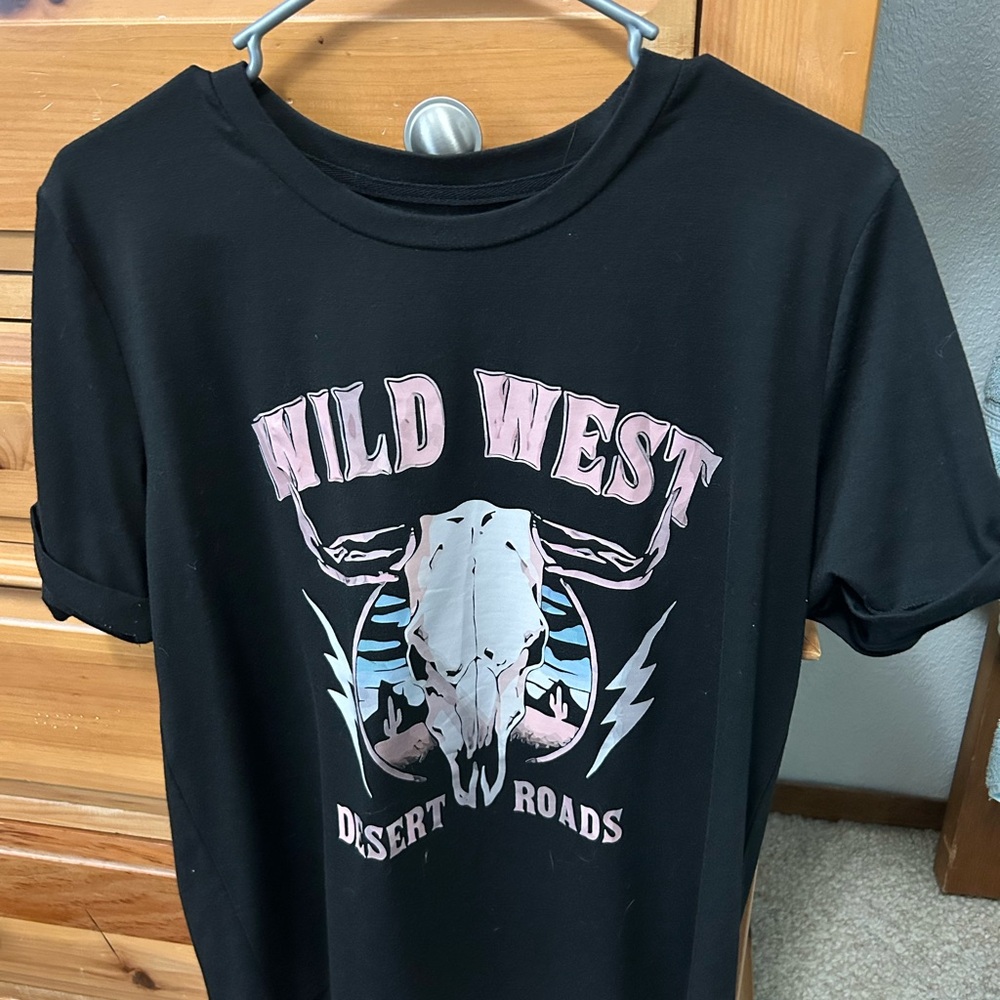 Black Wild West Graphic T-Shirt